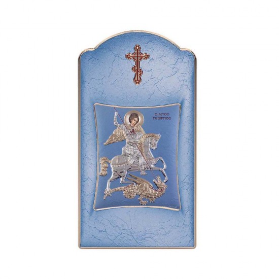 Αγιος Γεώργιος με Μοντέρνο Μακρόστενο Στεφάνι