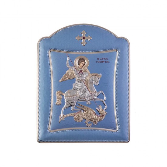 Αγιος Γεώργιος με Μοντέρνο Κανονικό Στεφάνι