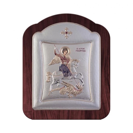 Αγιος Γεώργιος με Μοντέρνο Κανονικό Στεφάνι