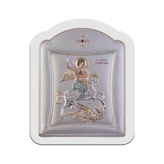 Αγιος Γεώργιος με Μοντέρνο Κανονικό Στεφάνι