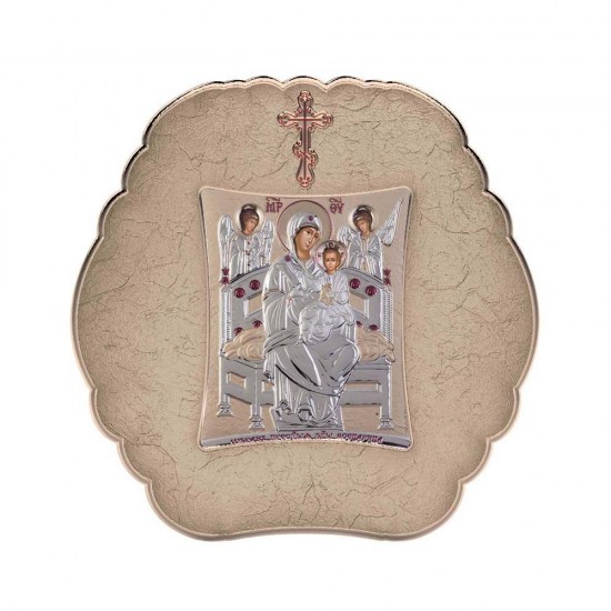 Παναγία Παντάνασσα με Μοντέρνο Στρογγυλό Στεφάνι