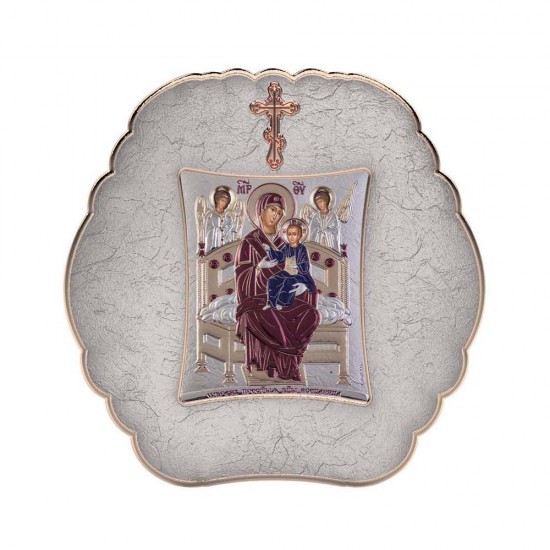 Παναγία Παντάνασσα με Μοντέρνο Στρογγυλό Στεφάνι