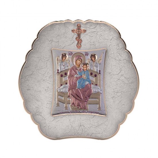 Παναγία Παντάνασσα με Μοντέρνο Στρογγυλό Στεφάνι