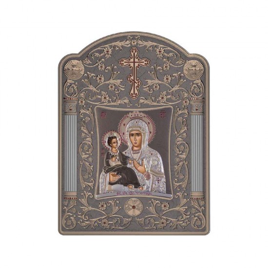 Παναγία Τριχερούσα με Κλασικό Φαρδύ Στεφάνι