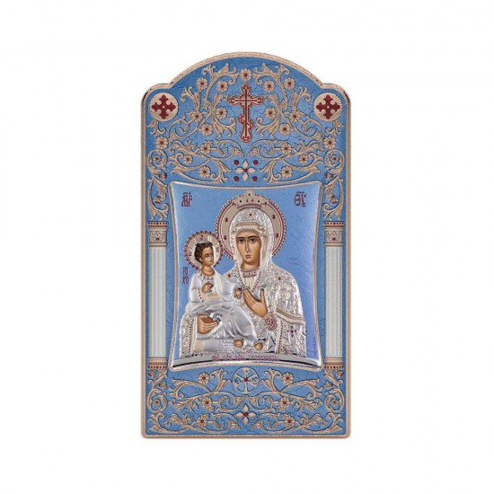 Παναγία Τριχερούσα με Κλασικό Μακρόστενο Στεφάνι