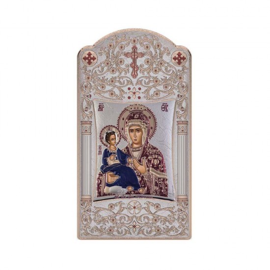 Παναγία Τριχερούσα με Κλασικό Μακρόστενο Στεφάνι