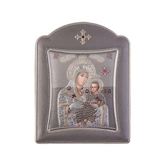 Παναγία Βηθλεέμ με Μοντέρνο Κανονικό Στεφάνι και Τζάμι