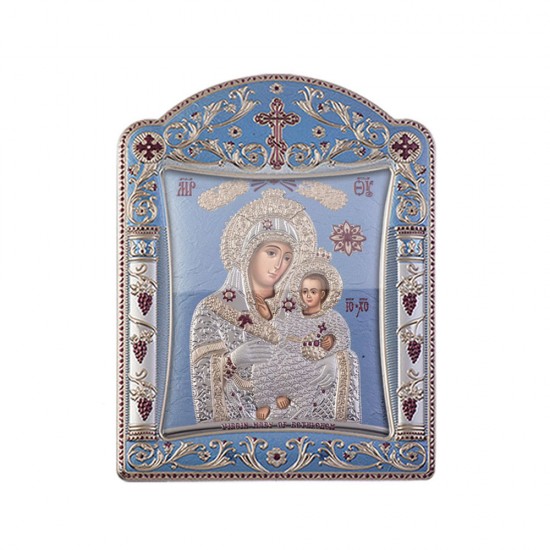 Παναγία Βηθλεέμ με Κλασικό Κανονικό Στεφάνι και Τζάμι