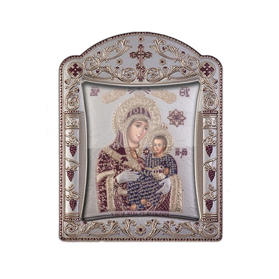 Παναγία Βηθλεέμ με Κλασικό Κανονικό Στεφάνι και Τζάμι