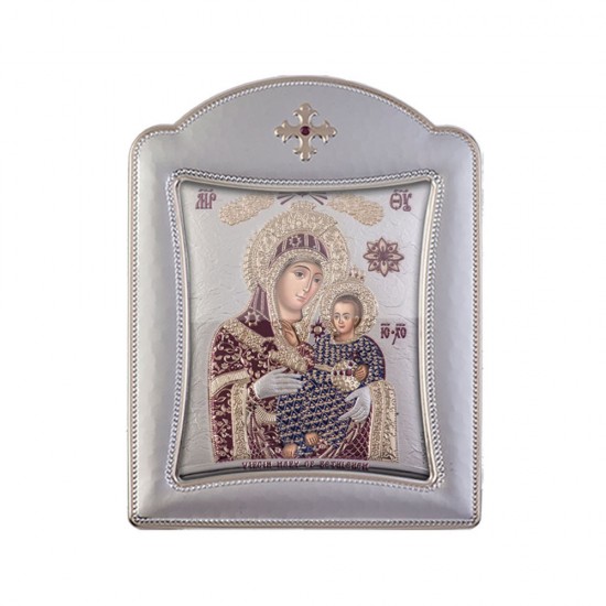 Παναγία Βηθλεέμ με Μοντέρνο Κανονικό Στεφάνι και Τζάμι