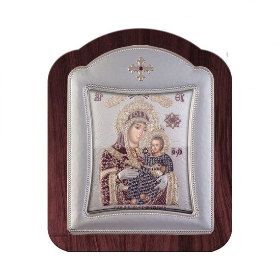 Παναγία Βηθλεέμ με Μοντέρνο Κανονικό Στεφάνι και Τζάμι