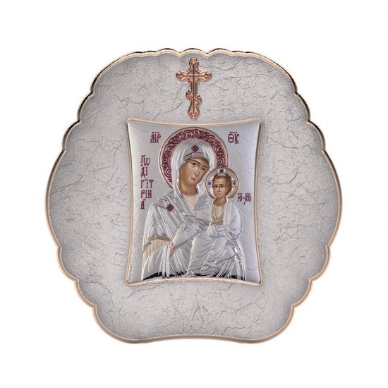 Παναγία Οδηγήτρια με Μοντέρνο Στρογγυλό Στεφάνι