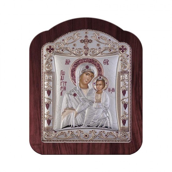 Παναγία Οδηγήτρια με Κλασικό Κανονικό Στεφάνι