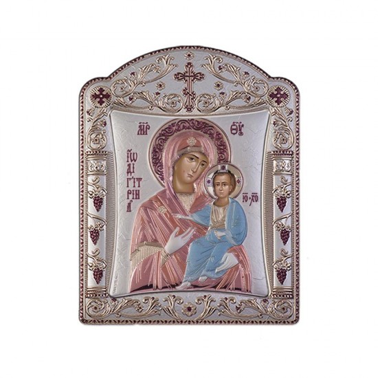 Παναγία Οδηγήτρια με Κλασικό Κανονικό Στεφάνι