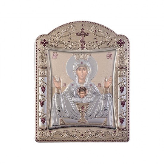 Ζωοδόχος Πηγή με Κλασικό Κανονικό Στεφάνι και Τζάμι