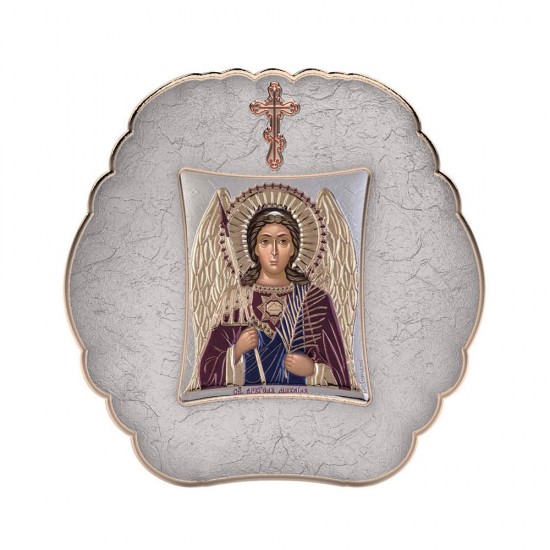 Αρχάγγελος Μιχαήλ με Μοντέρνο Στρογγυλό Στεφάνι