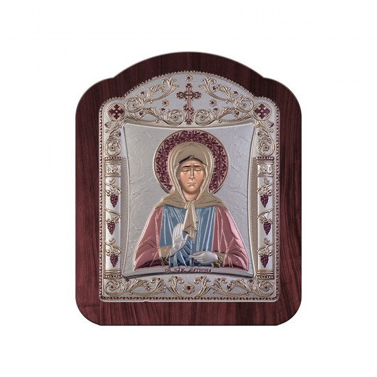 Αγία Ματρώνα με Κλασικό Κανονικό Στεφάνι