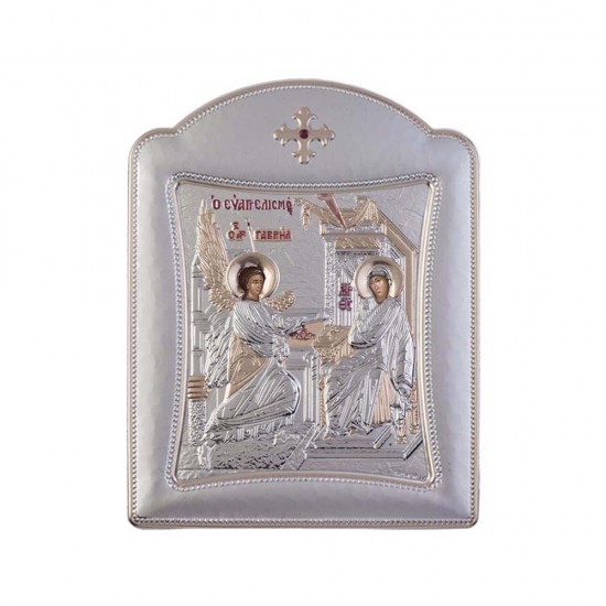 Ευαγγελισμός της Θεοτόκου με Μοντέρνο Κανονικό Στεφάνι