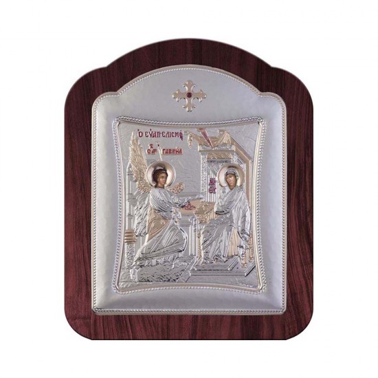 Ευαγγελισμός της Θεοτόκου με Μοντέρνο Κανονικό Στεφάνι