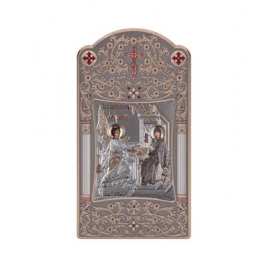 Ευαγγελισμός της Θεοτόκου με Κλασικό Μακρόστενο Στεφάνι