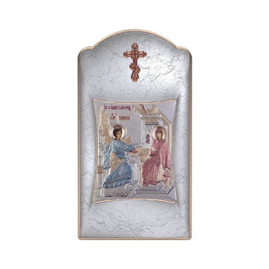 Ευαγγελισμός της Θεοτόκου με Μοντέρνο Μακρόστενο Στεφάνι