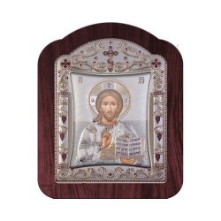 Χριστός με Κλασικό Κανονικό Στεφάνι και Τζάμι