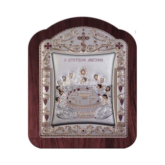 Μυστικός Δείπνος με Κλασικό Κανονικό Στεφάνι και Τζάμι