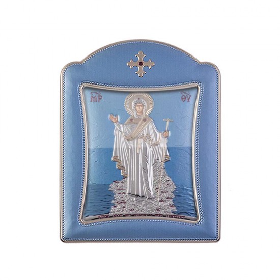 Περιβόλι της Παναγίας με Μοντέρνο Κανονικό Στεφάνι και Τζάμι