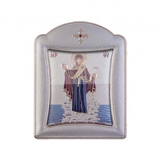 Περιβόλι της Παναγίας με Μοντέρνο Κανονικό Στεφάνι και Τζάμι