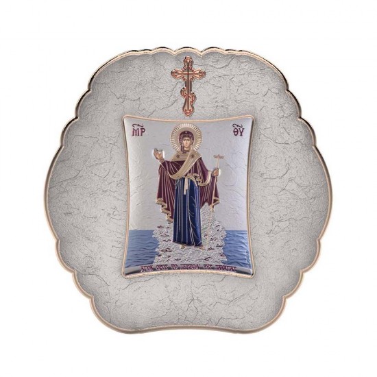 Περιβόλι της Παναγίας με Μοντέρνο Στρογγυλό Στεφάνι