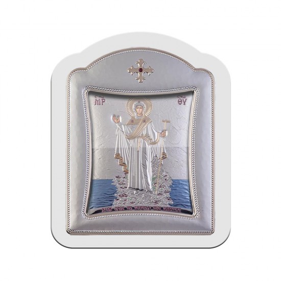 Περιβόλι της Παναγίας με Μοντέρνο Κανονικό Στεφάνι και Τζάμι