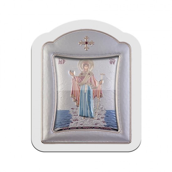 Περιβόλι της Παναγίας με Μοντέρνο Κανονικό Στεφάνι και Τζάμι