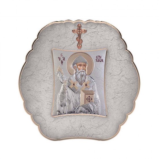 Αγιος Σπυρίδων με Μοντέρνο Στρογγυλό Στεφάνι