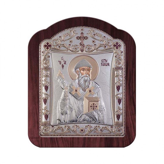 Αγιος Σπυρίδων με Κλασικό Κανονικό Στεφάνι