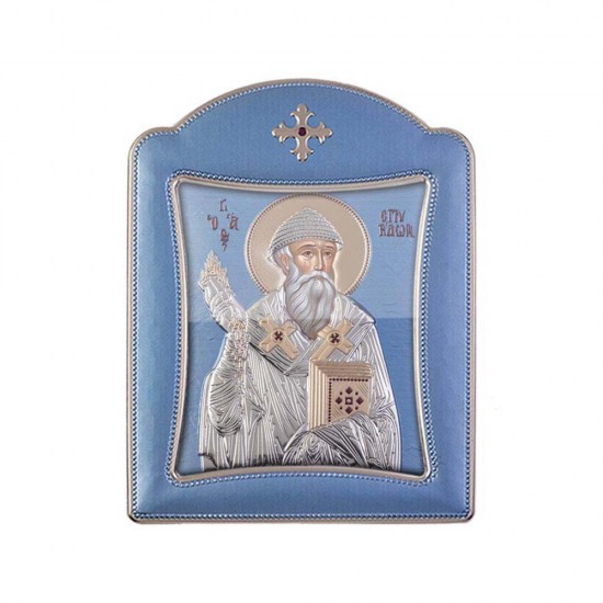 Αγιος Σπυρίδων με Μοντέρνο Κανονικό Στεφάνι και Τζάμι