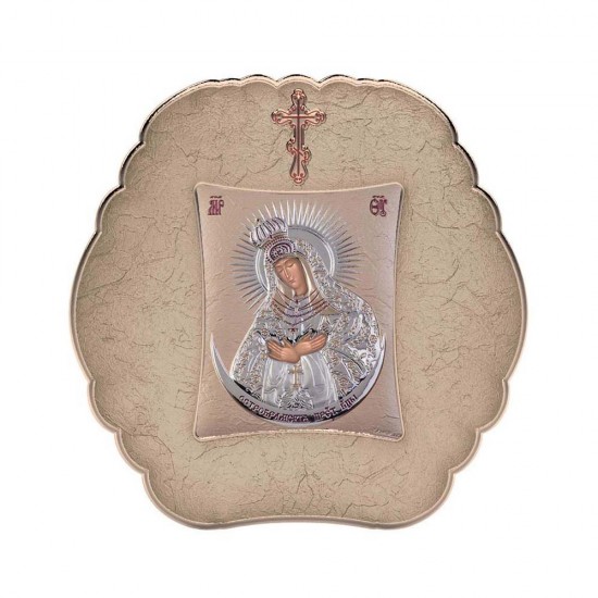 Παναγία των Αστρων με Μοντέρνο Στρογγυλό Στεφάνι