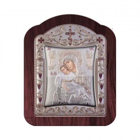 Αξιον Εστί με Κλασικό Κανονικό Στεφάνι και Τζάμι