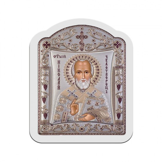 Αγιος Νικόλαος με Κλασικό Κανονικό Στεφάνι