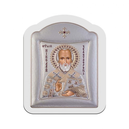 Αγιος Νικόλαος με Μοντέρνο Κανονικό Στεφάνι