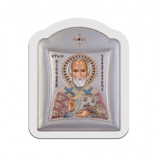 Αγιος Νικόλαος με Μοντέρνο Κανονικό Στεφάνι