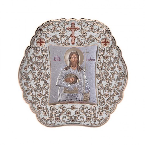Αγιος Ιωάννης με Κλασικό Στρογγυλό Στεφάνι