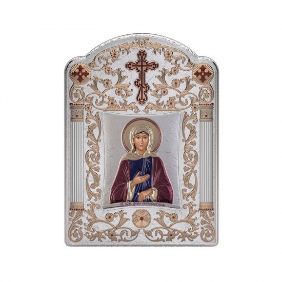 Αγία Ξένια με Κλασικό Φαρδύ Στεφάνι