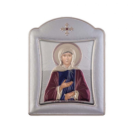 Αγία Ξένια με Μοντέρνο Κανονικό Στεφάνι και Τζάμι