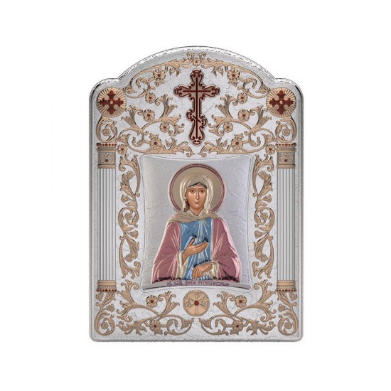 Αγία Ξένια με Κλασικό Φαρδύ Στεφάνι