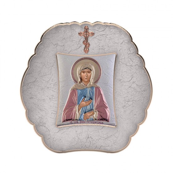 Αγία Ξένια με Μοντέρνο Στρογγυλό Στεφάνι