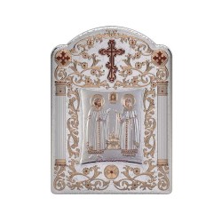 Αγιος Πέτρος και Αγία Ευδοκία με Κλασικό Φαρδύ Στεφάνι