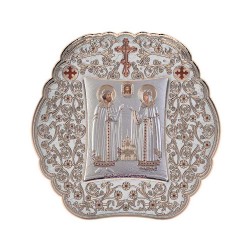 Αγιος Πέτρος και Αγία Ευδοκία με Κλασικό Στρογγυλό Στεφάνι