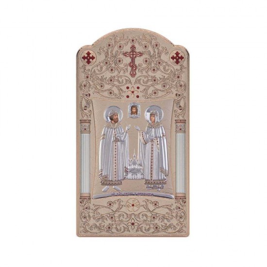 Αγιος Πέτρος και Αγία Ευδοκία με Κλασικό Μακρόστενο Στεφάνι