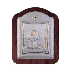 Αγιος Σεραφείμ με Μοντέρνο Κανονικό Στεφάνι και Τζάμι