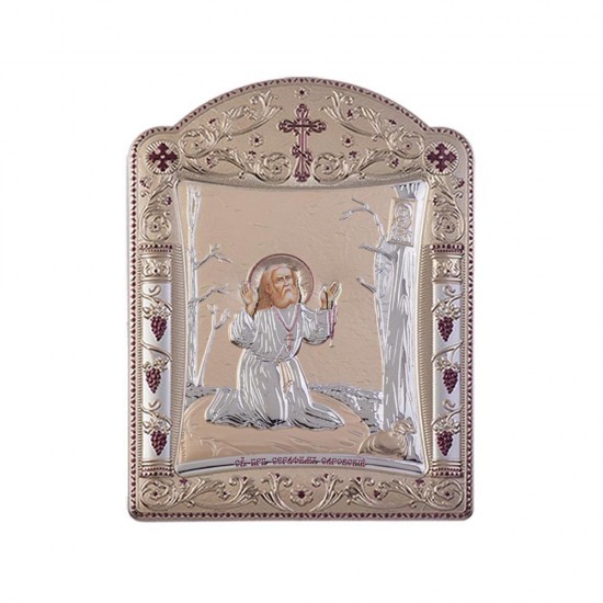 Αγιος Σεραφείμ με Κλασικό Κανονικό Στεφάνι